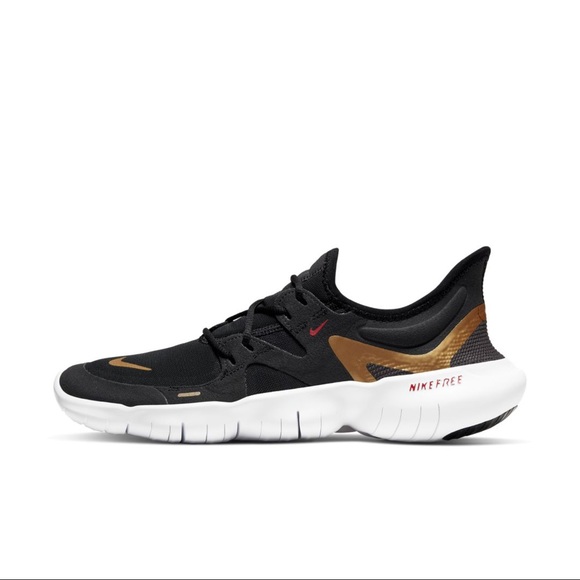 nike free 5.0 womens gold